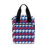 American Houndstooth Pattern Print Bible Tote Bag
