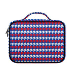 American Houndstooth Pattern Print Briefcase Bible Bag