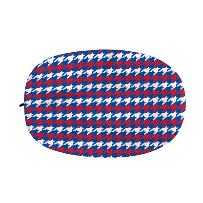 American Houndstooth Pattern Print Car Side Mirror Covers