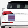 American Houndstooth Pattern Print Car Sticker