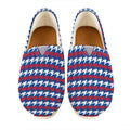 American Houndstooth Pattern Print Casual Shoes