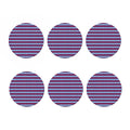 American Houndstooth Pattern Print Coaster Set