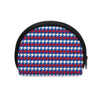 American Houndstooth Pattern Print Coin Purse