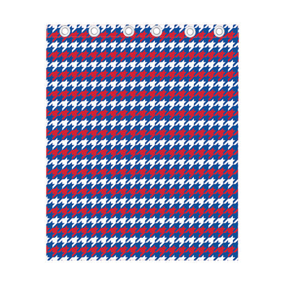 American Houndstooth Pattern Print Curtain