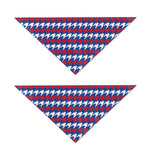American Houndstooth Pattern Print Dog Bandana