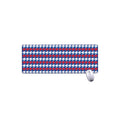 American Houndstooth Pattern Print Extended Mouse Pad