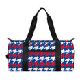 American Houndstooth Pattern Print Gym Bag