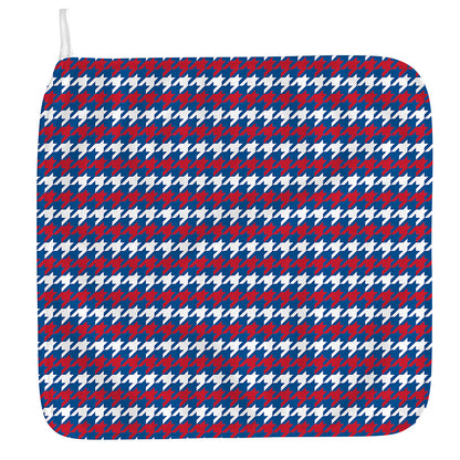 American Houndstooth Pattern Print Hand Towel