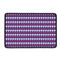 American Houndstooth Pattern Print Kitchen Mat