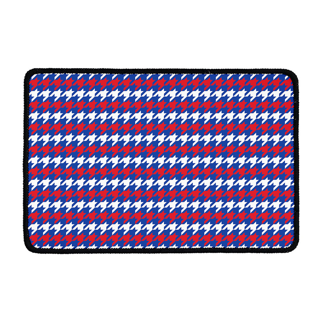 American Houndstooth Pattern Print Kitchen Mat