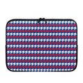 American Houndstooth Pattern Print Laptop Sleeve