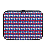 American Houndstooth Pattern Print Laptop Sleeve