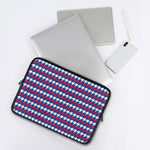 American Houndstooth Pattern Print Laptop Sleeve