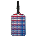 American Houndstooth Pattern Print Luggage Tag