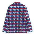 American Houndstooth Pattern Print Men's Blazer