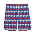 American Houndstooth Pattern Print Men's Athletic Shorts