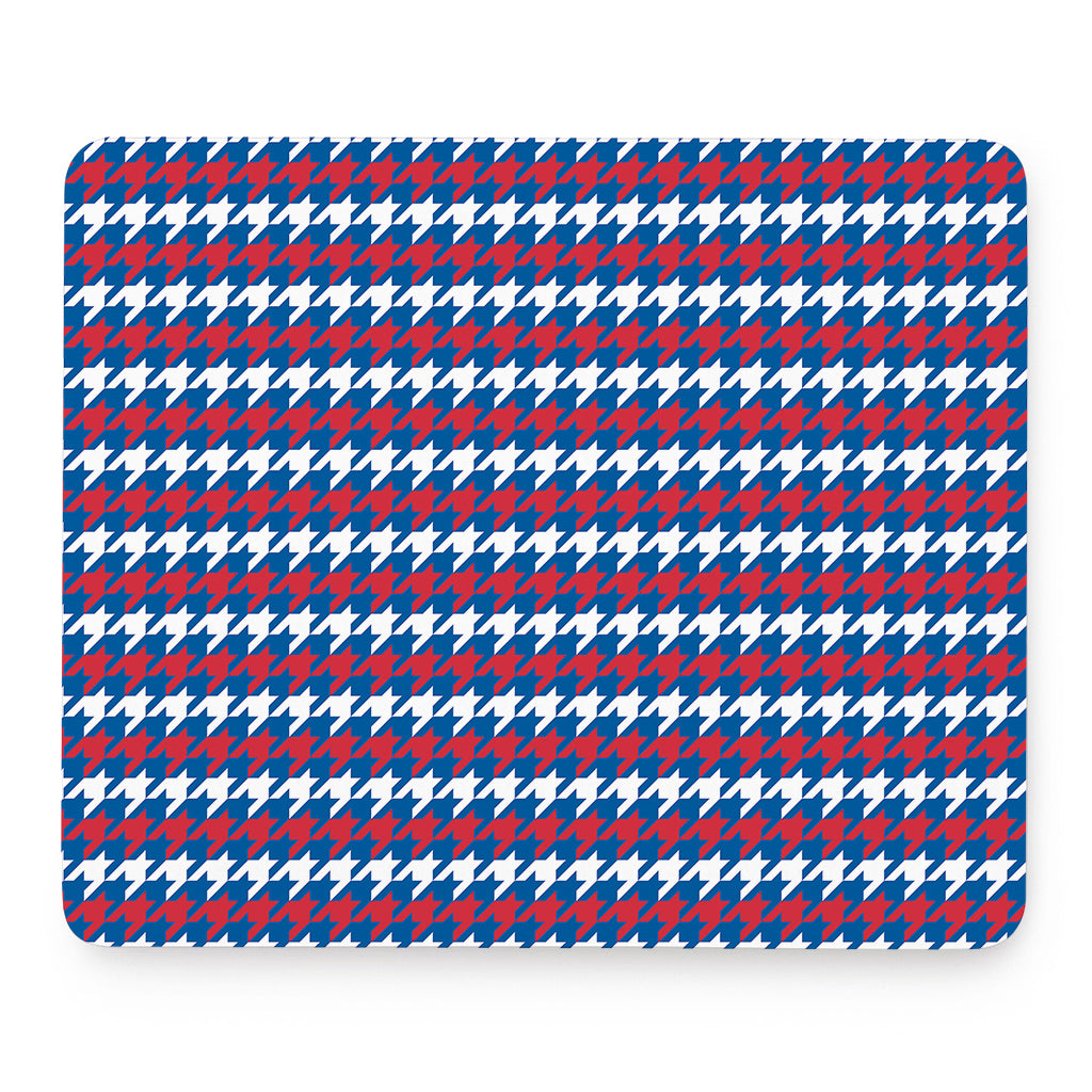 American Houndstooth Pattern Print Mouse Pad