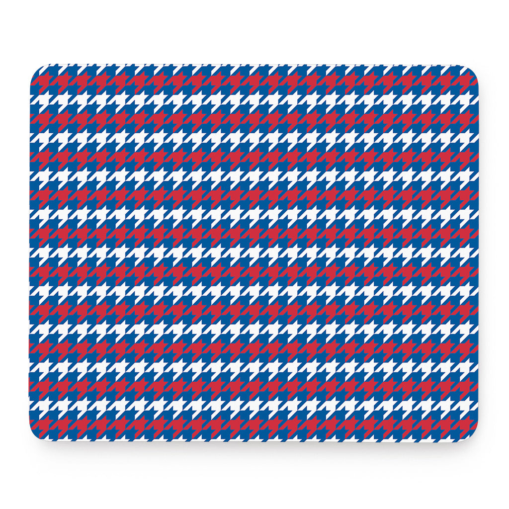 American Houndstooth Pattern Print Mouse Pad