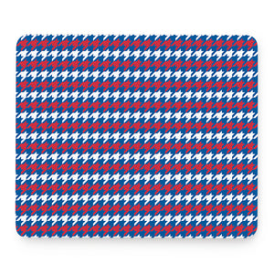 American Houndstooth Pattern Print Mouse Pad