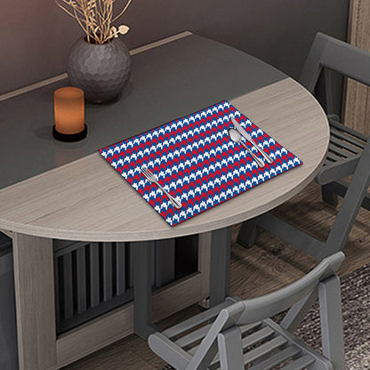 American Houndstooth Pattern Print Placemat