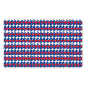 American Houndstooth Pattern Print Polyester Doormat