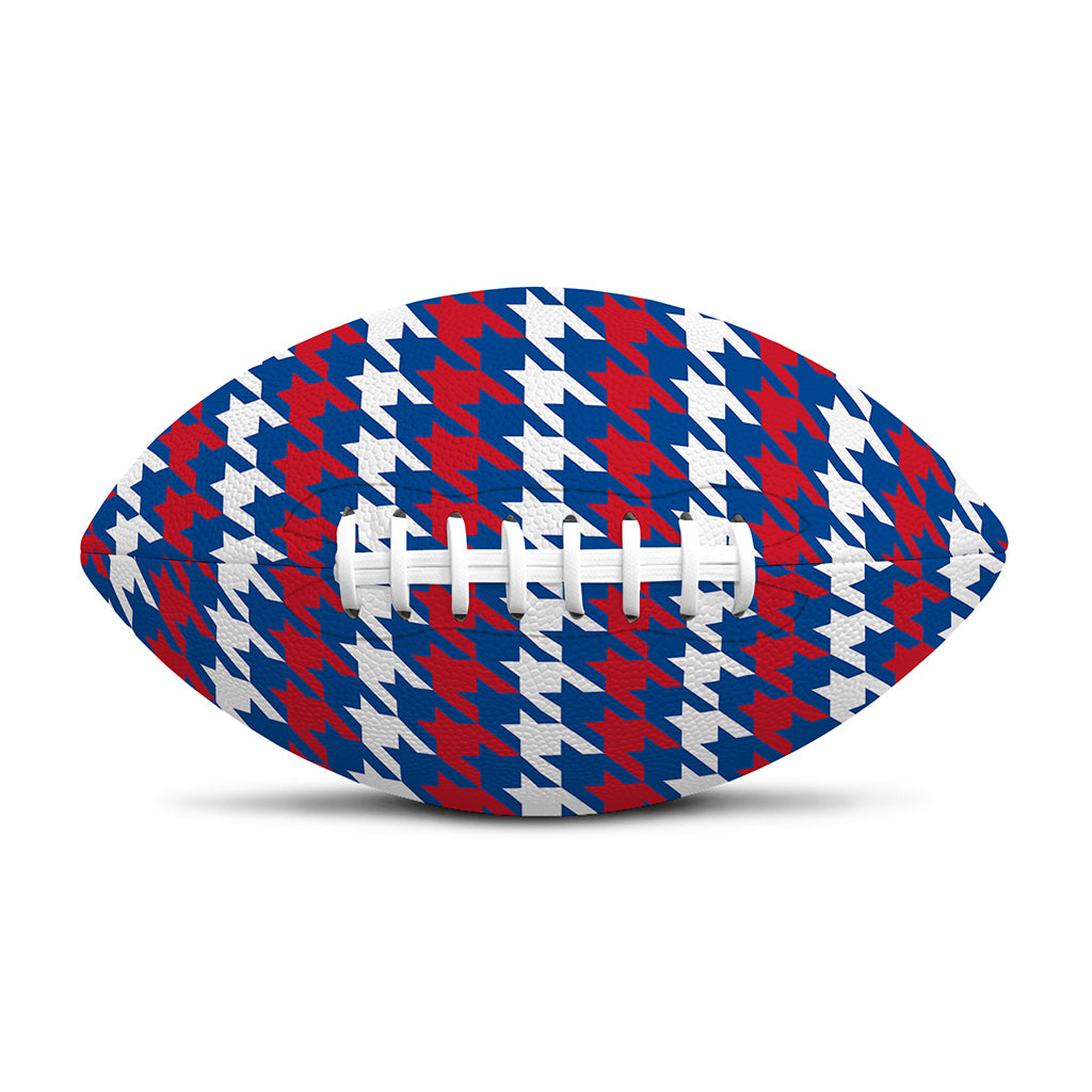 American Houndstooth Pattern Print Rugby Ball