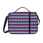 American Houndstooth Pattern Print Shoulder Strap Bible Bag