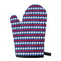 American Houndstooth Pattern Print Single Oven Mitt