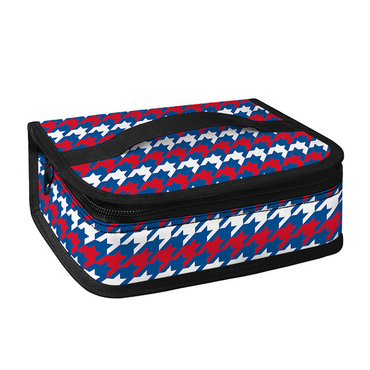 American Houndstooth Pattern Print Small Lunch Bag