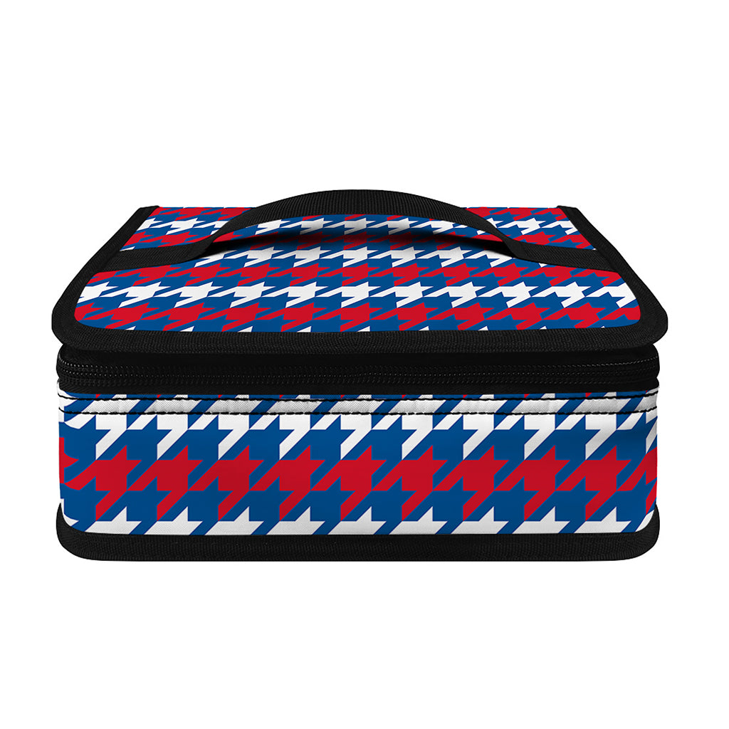 American Houndstooth Pattern Print Small Lunch Bag