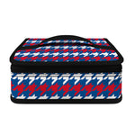 American Houndstooth Pattern Print Small Lunch Bag