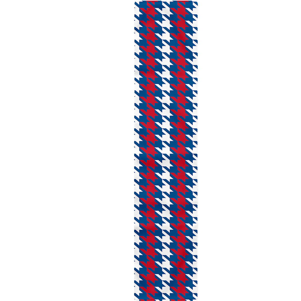 American Houndstooth Pattern Print Table Runner