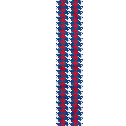 American Houndstooth Pattern Print Table Runner