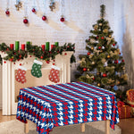 American Houndstooth Pattern Print Tablecloth