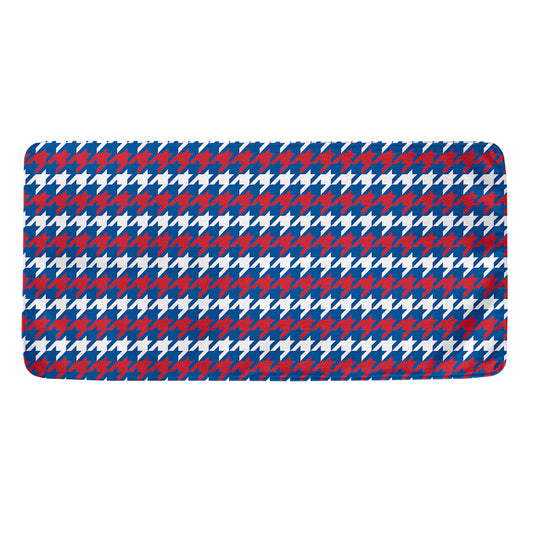 American Houndstooth Pattern Print Towel