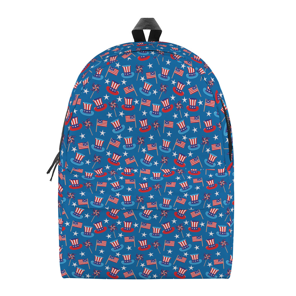 American Independence Day Pattern Print Backpack