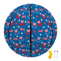 American Independence Day Pattern Print Basketball