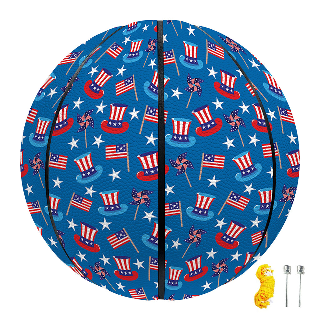 American Independence Day Pattern Print Basketball