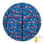 American Independence Day Pattern Print Basketball