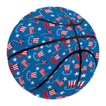 American Independence Day Pattern Print Basketball