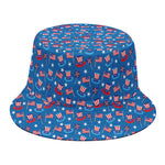 American Independence Day Pattern Print Bucket Hat