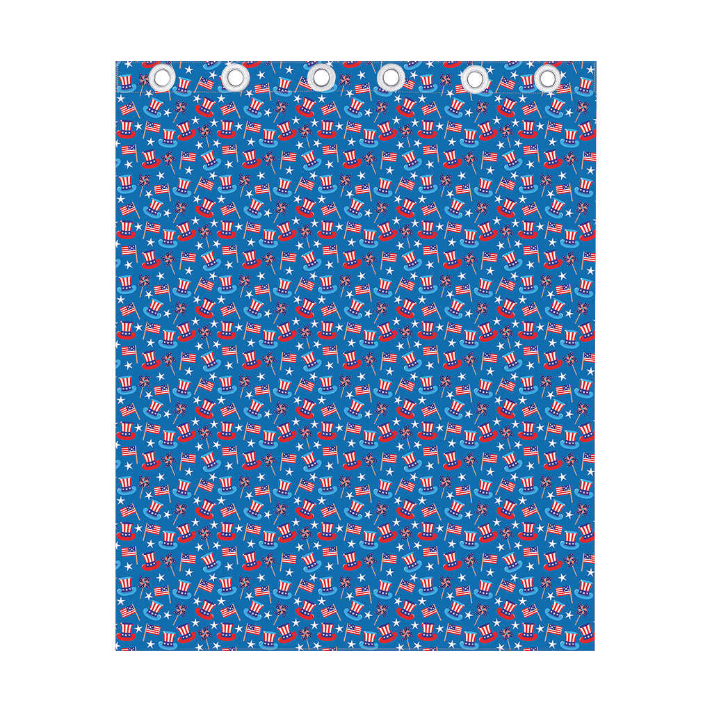American Independence Day Pattern Print Curtain