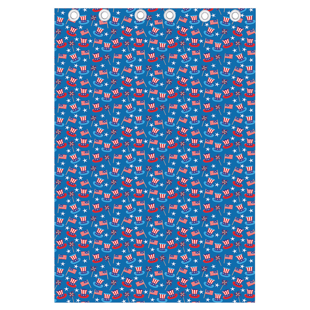 American Independence Day Pattern Print Curtain