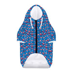 American Independence Day Pattern Print Dog Zip Up Hoodie