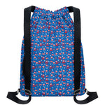 American Independence Day Pattern Print Drawstring Backpack