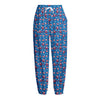 American Independence Day Pattern Print Fleece Lined Knit Pants
