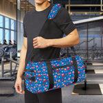 American Independence Day Pattern Print Gym Bag