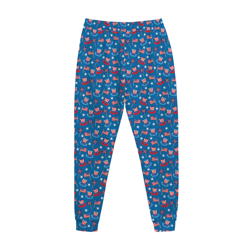 American Independence Day Pattern Print Jogger Pants