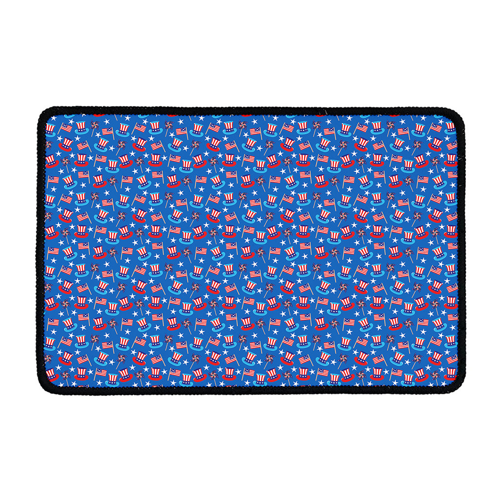 American Independence Day Pattern Print Kitchen Mat