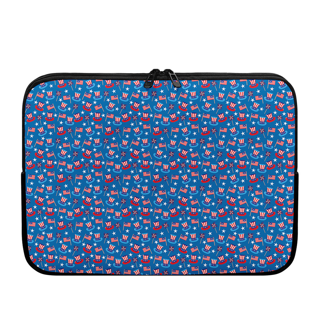 American Independence Day Pattern Print Laptop Sleeve